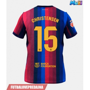 Lacne Muži Futbalové dres Barcelona Andreas Christensen #15 2026-27 Krátky Rukáv - Domáci